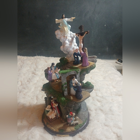 Bradford Exchange Thomas Kinkade Life Of Christ Sculpture 